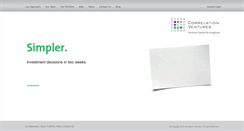 Desktop Screenshot of correlationvc.com